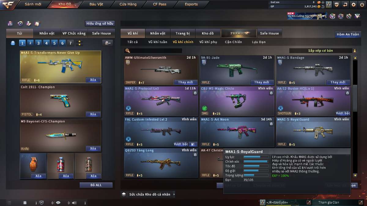 shop acc cf uy tin gia re